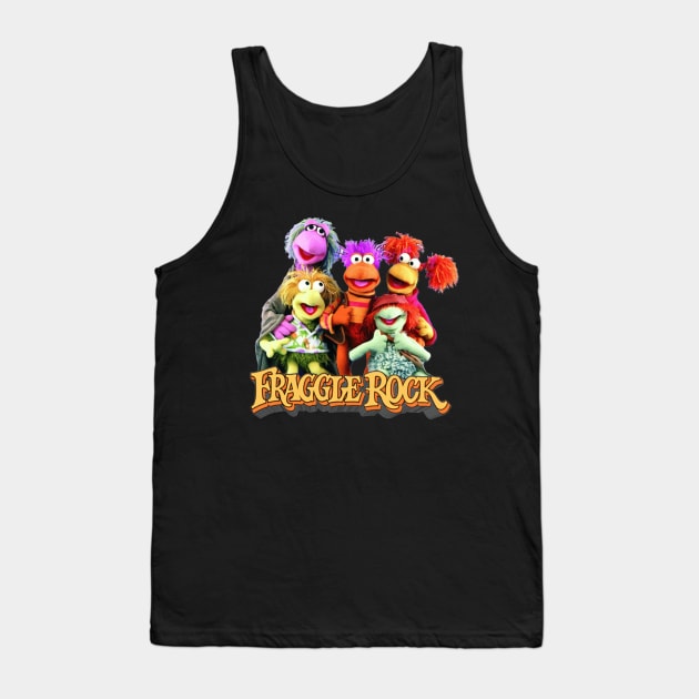 Black Fraggle Tank Top by ProvinsiLampung